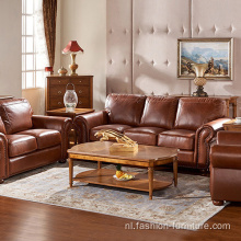 Gestoffeerde Lounge Sofa Originele Lederen Bank